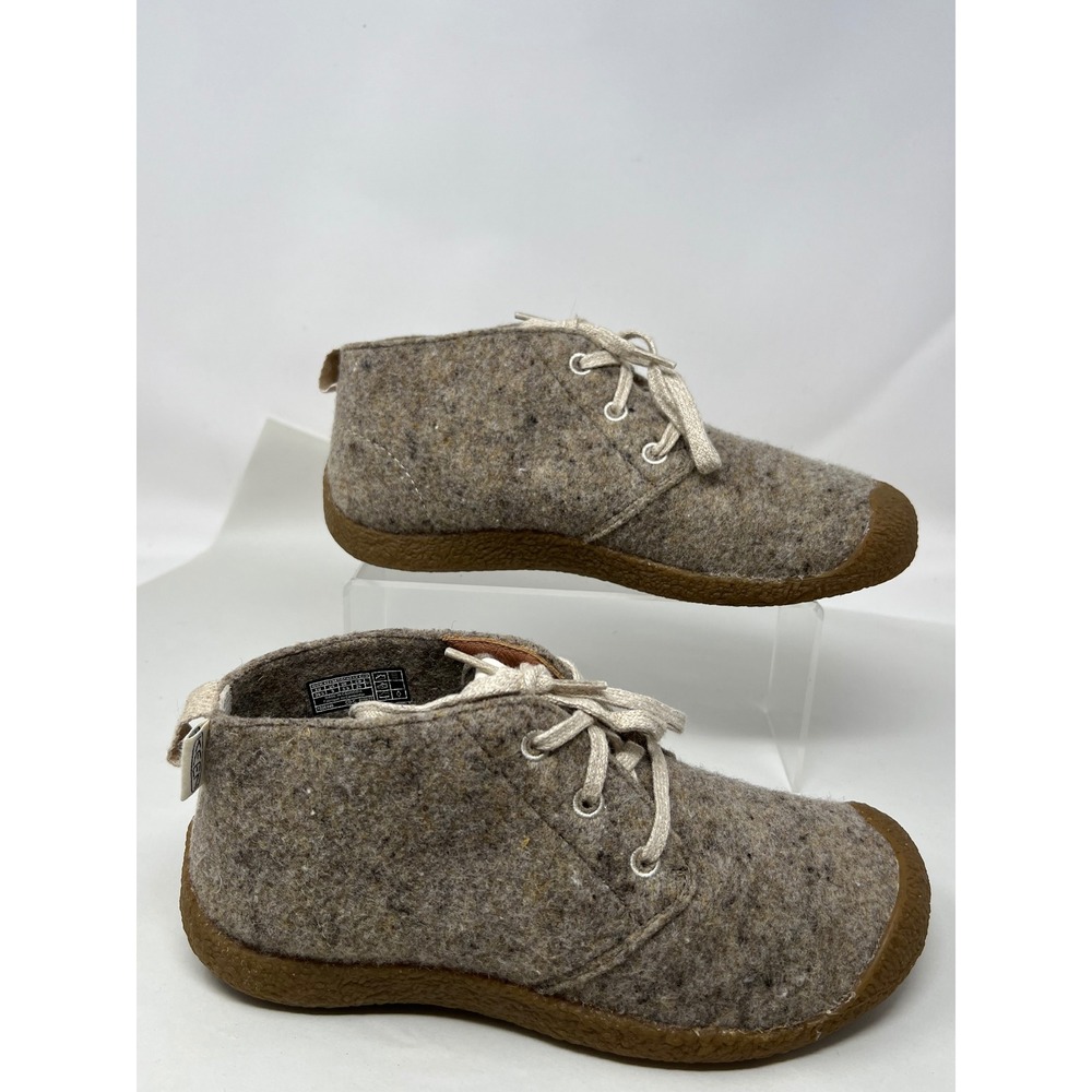 Rare Keen Howser Harvest Chukka Womans 9 Tan Wool Blend Lace Up Boots 1026446 - Picture 2 of 10